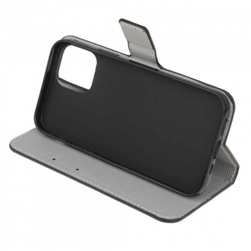 Flip Case Leren Xiaomi Mi 11 Lite 5g Ne / Mi 11 Lite 4g / 5g Vlinders En Bloemen