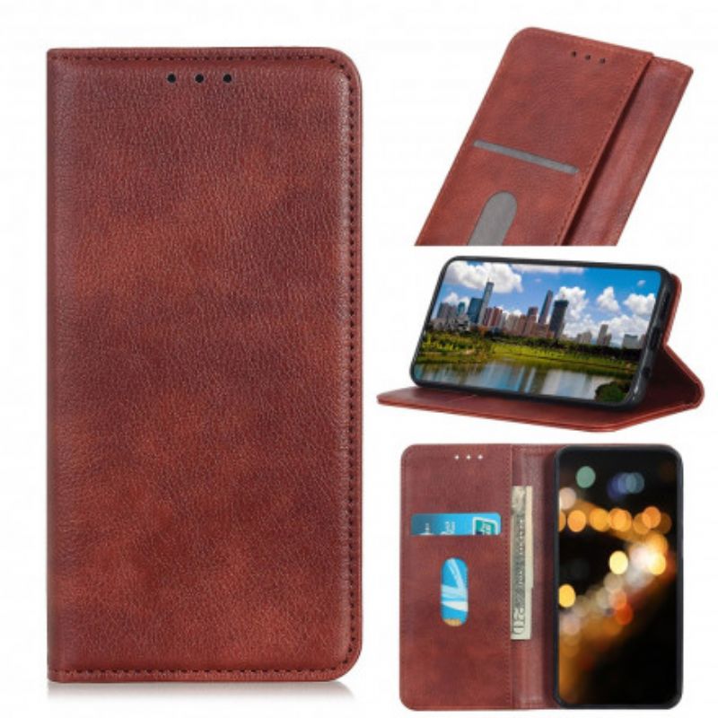 Folio-hoesje Xiaomi Mi 11 Lite 5g Ne / Mi 11 Lite 4g / 5g Elegantie Split Litchi Leer Bescherming Hoesje