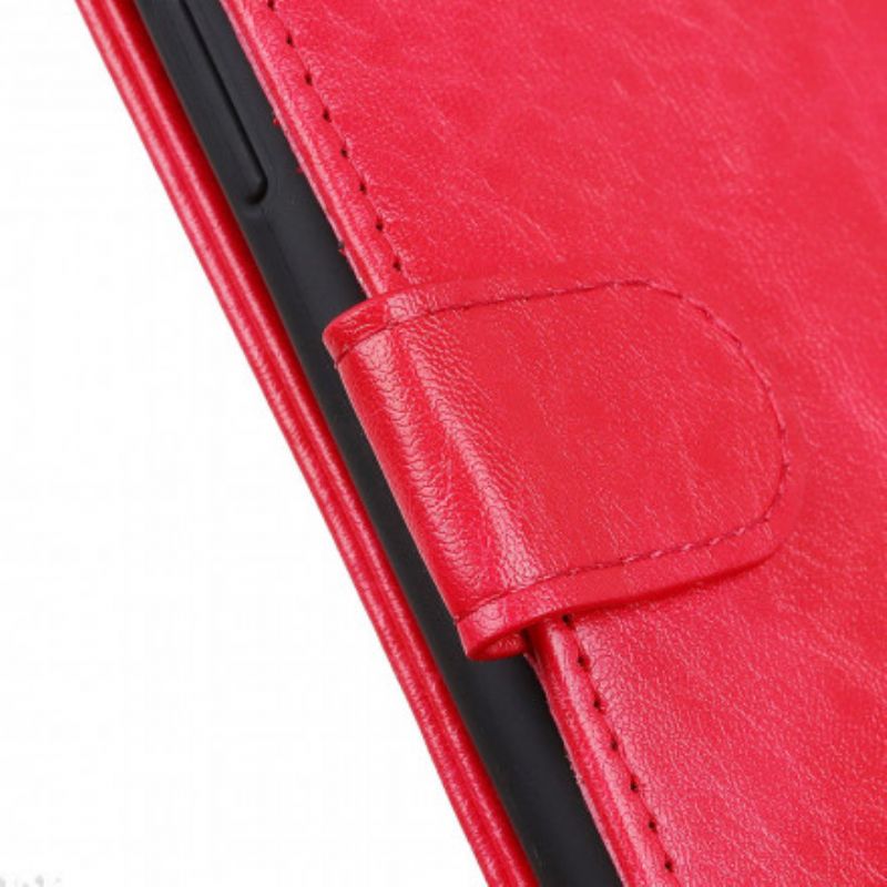 Folio-hoesje Xiaomi Mi 11 Lite 5g Ne / Mi 11 Lite 4g / 5g Gestructureerd Kunstleer