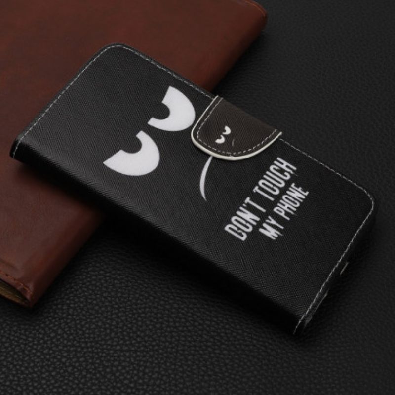 Leren Hoesje Voor Xiaomi Mi 11 Lite 5g Ne / Mi 11 Lite 4g / 5g Raak Mijn Telefoon Niet Aan