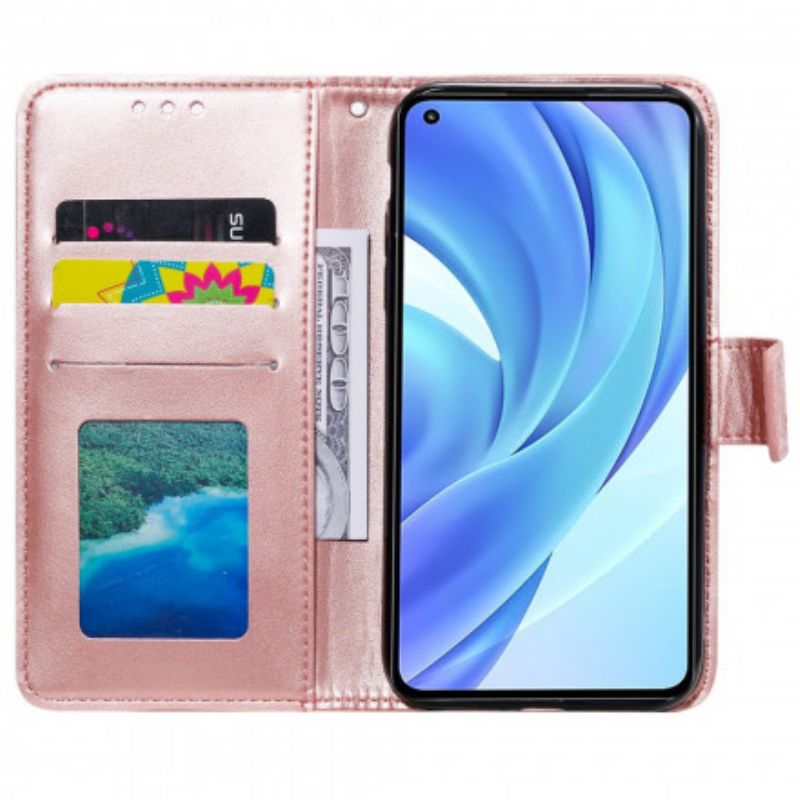 Leren Hoesje Xiaomi Mi 11 Lite 5g Ne / Mi 11 Lite 4g / 5g Mandala Zon