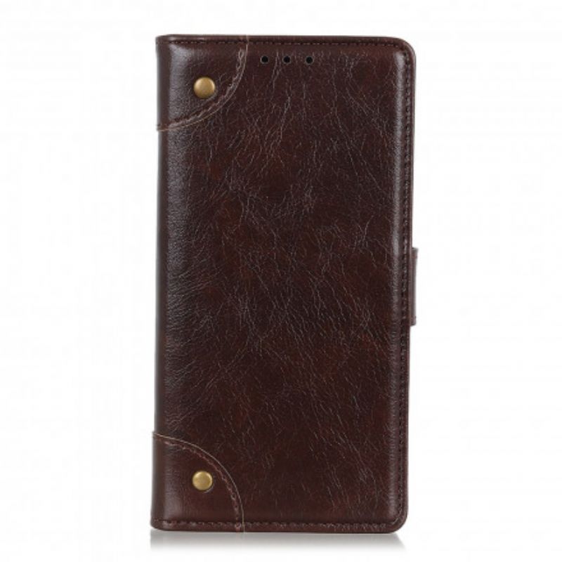Leren Hoesje Xiaomi Mi 11 Lite 5g Ne / Mi 11 Lite 4g / 5g Stijl Nappaleer