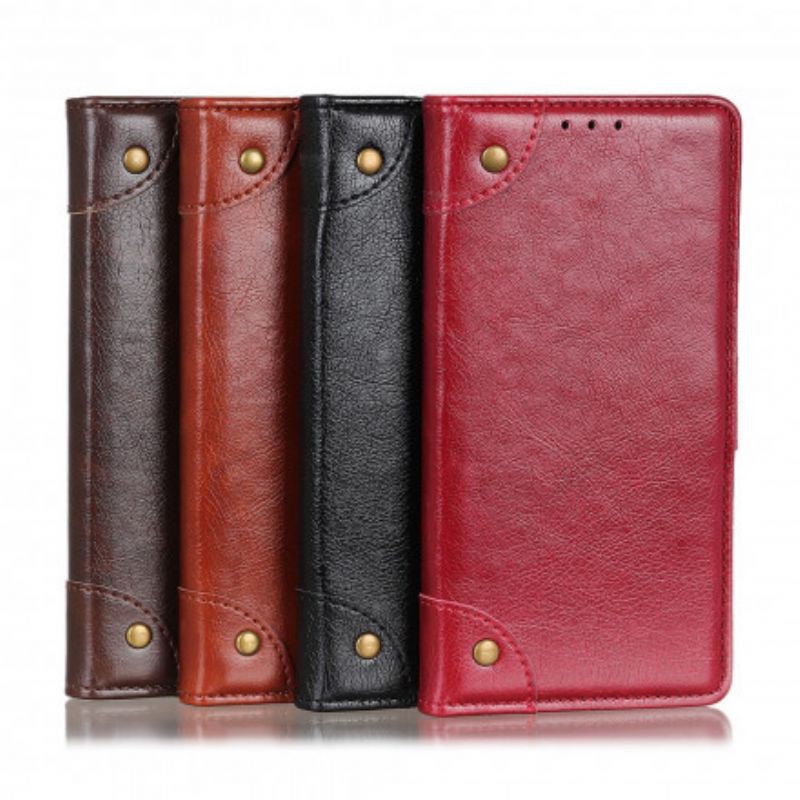 Leren Hoesje Xiaomi Mi 11 Lite 5g Ne / Mi 11 Lite 4g / 5g Stijl Nappaleer