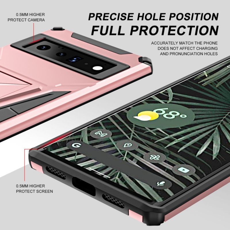 Cover Hoesje Google Pixel 6 Pro Telefoonhoesje Bestendige Verwijderbare Ondersteuning
