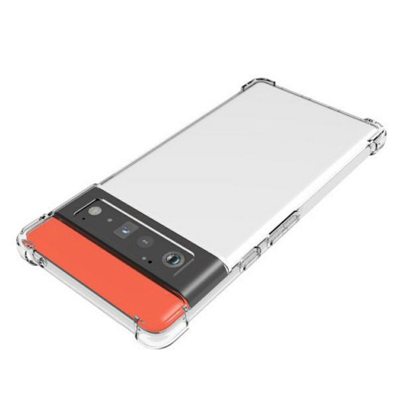 Cover Hoesje Google Pixel 6 Pro Telefoonhoesje Versterkte Hoeken Wissen