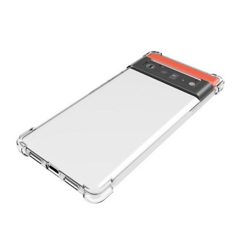 Cover Hoesje Google Pixel 6 Pro Telefoonhoesje Versterkte Hoeken Wissen