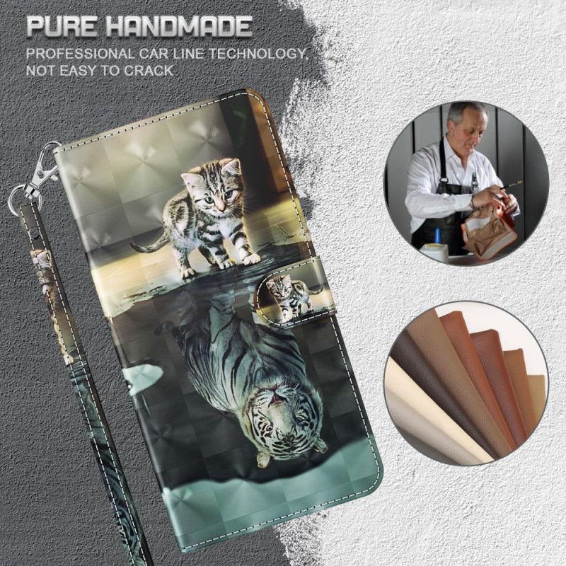 Flip Case Leren Google Pixel 6 Pro Ernest En De Reflectie
