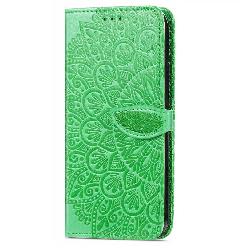 Flip Case Leren Google Pixel 6 Pro Stammenbladeren