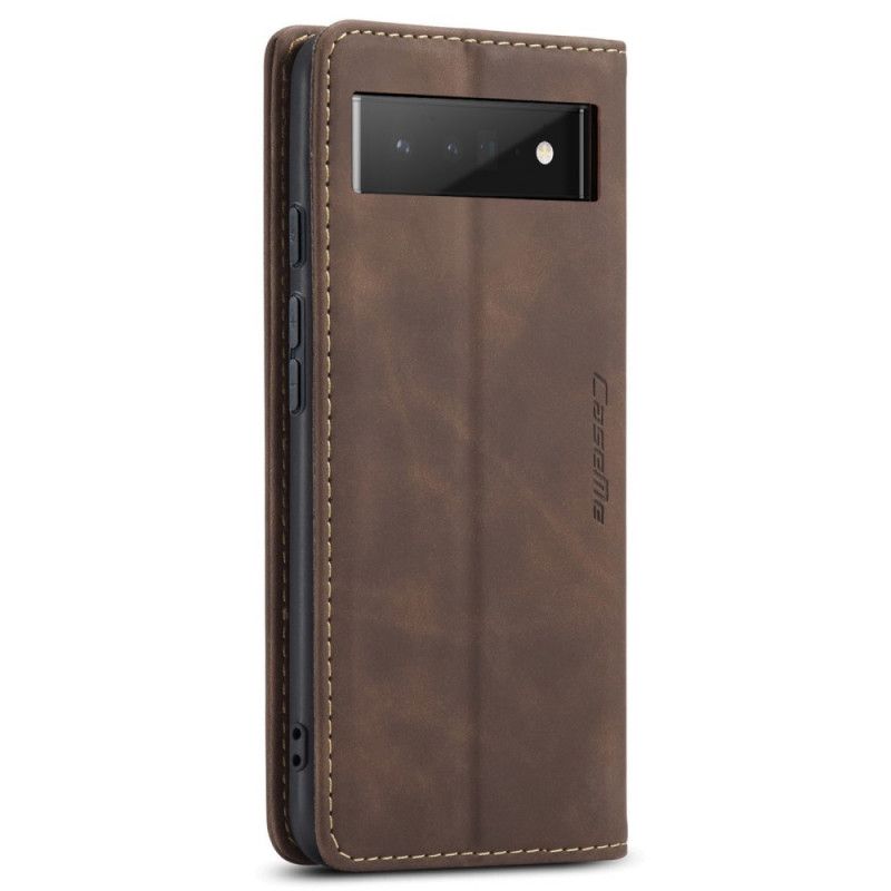 Folio-hoesje Google Pixel 6 Pro Caseme Kunstleer