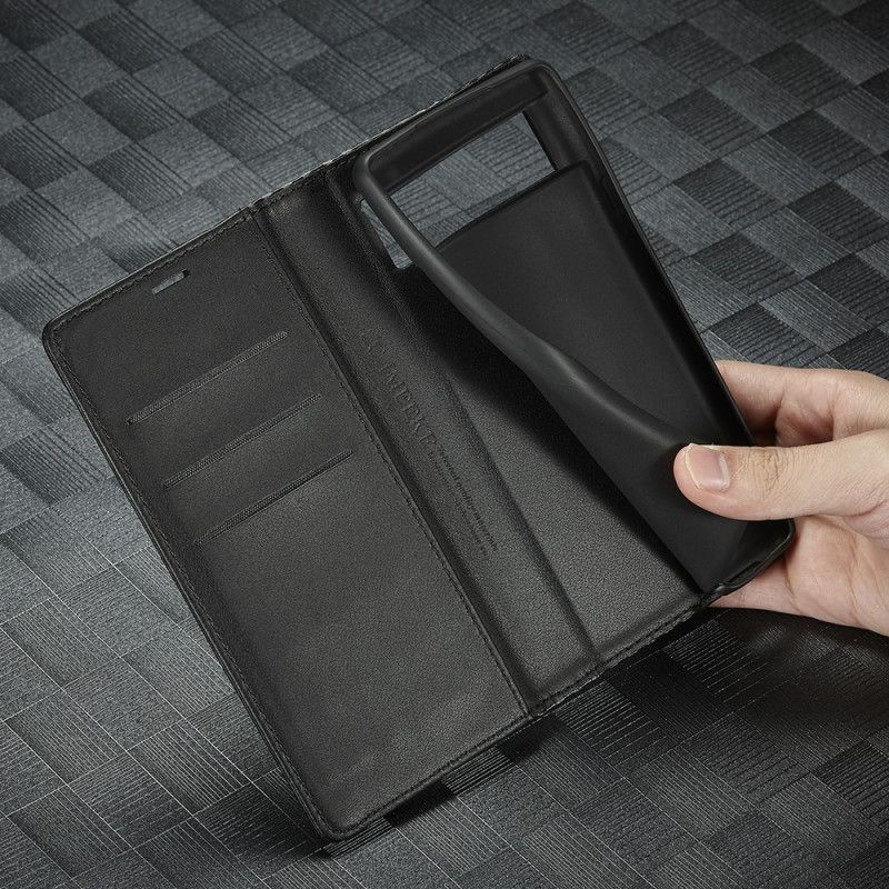 Folio-hoesje Google Pixel 6 Pro Koolstofvezel Lc.imeeke
