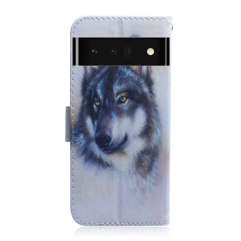 Folio-hoesje Google Pixel 6 Pro Telefoonhoesje Hondenlook
