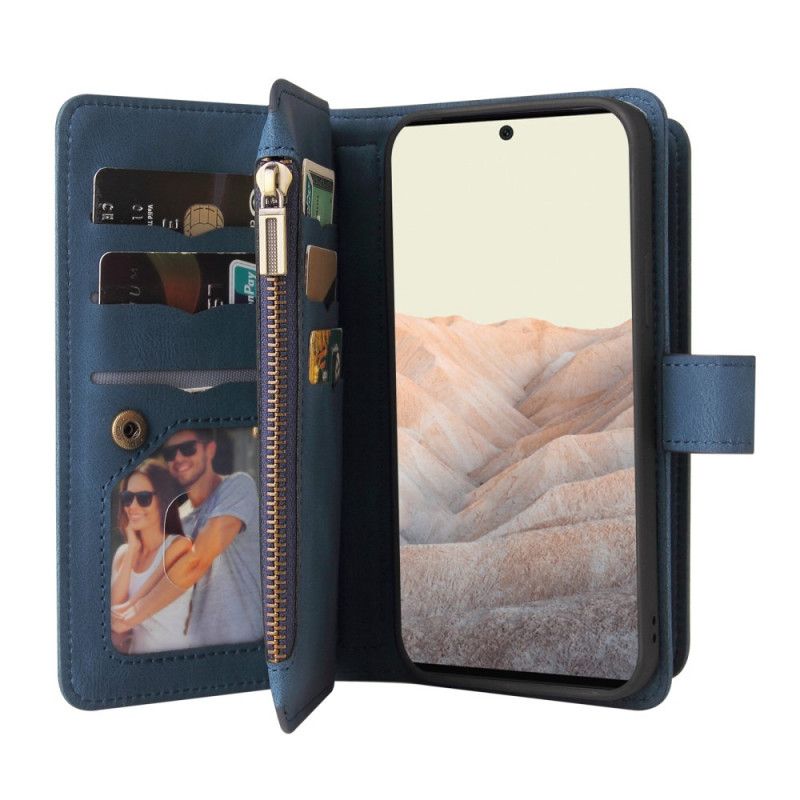 Folio-hoesje Google Pixel 6 Pro Telefoonhoesje Multifunctionele 10 Kaarthouder