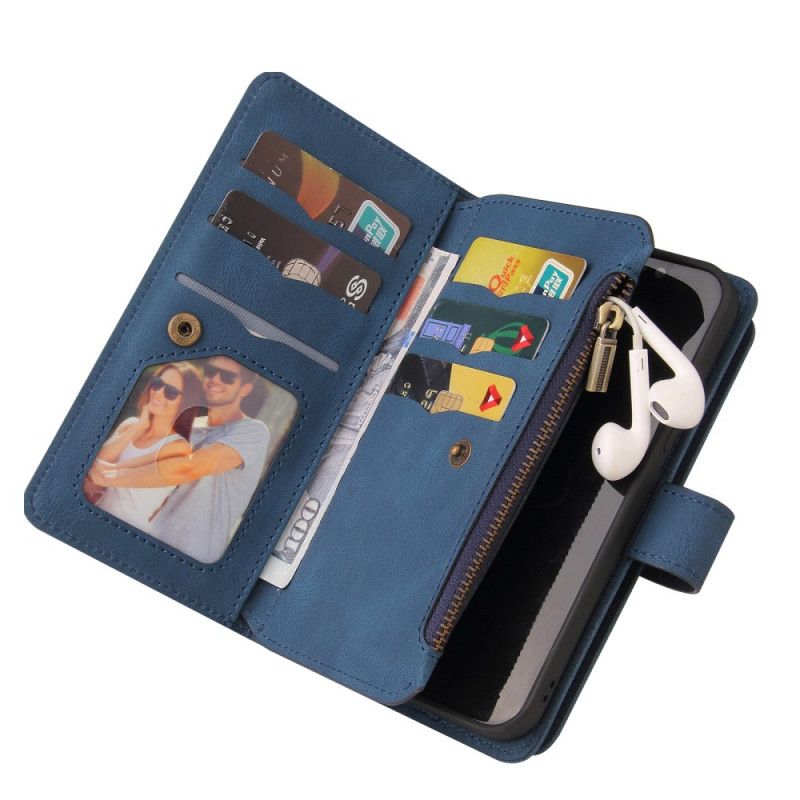 Folio-hoesje Google Pixel 6 Pro Telefoonhoesje Multifunctionele 10 Kaarthouder