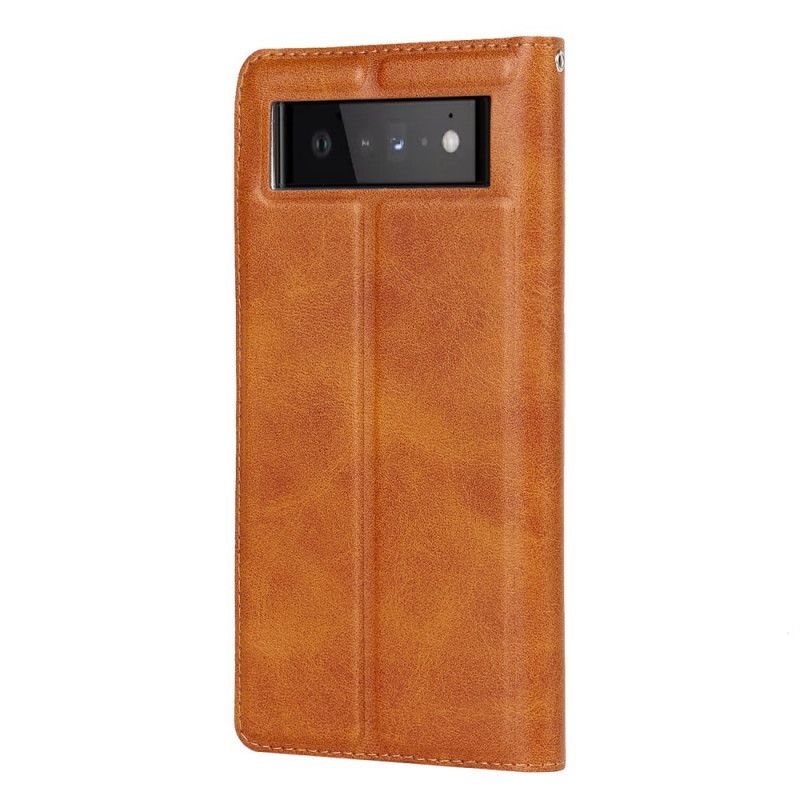 Folio-hoesje Voor Google Pixel 6 Pro Finesse Strappy