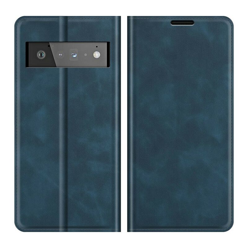 Folio-hoesje Voor Google Pixel 6 Pro Skin-touch