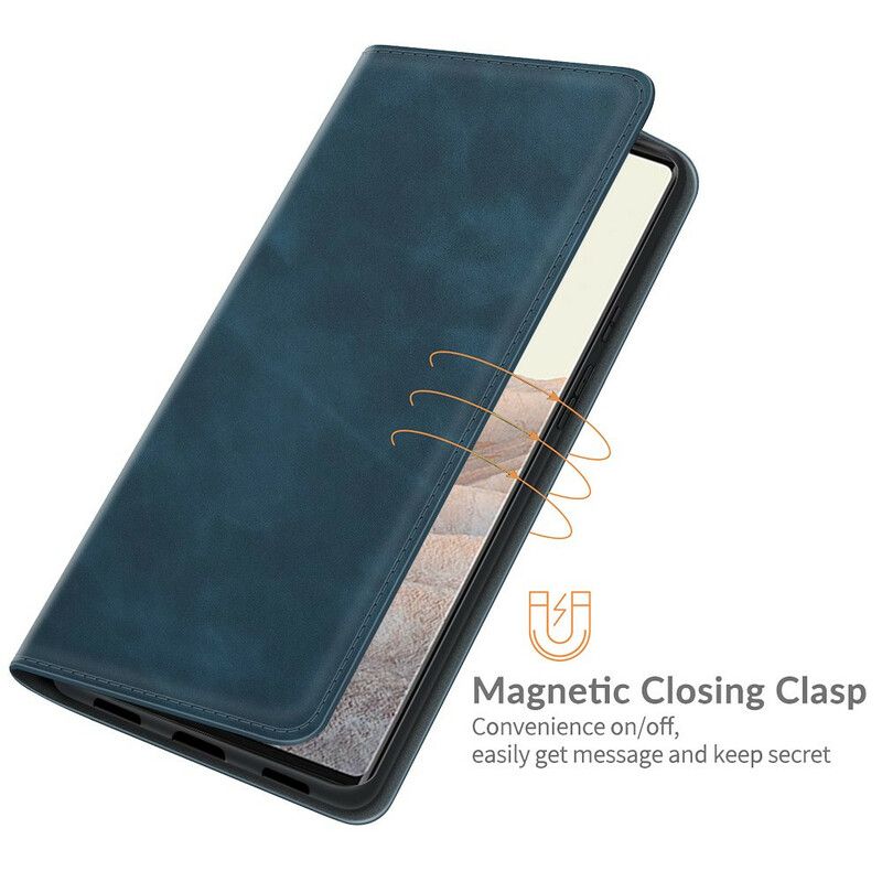 Folio-hoesje Voor Google Pixel 6 Pro Skin-touch