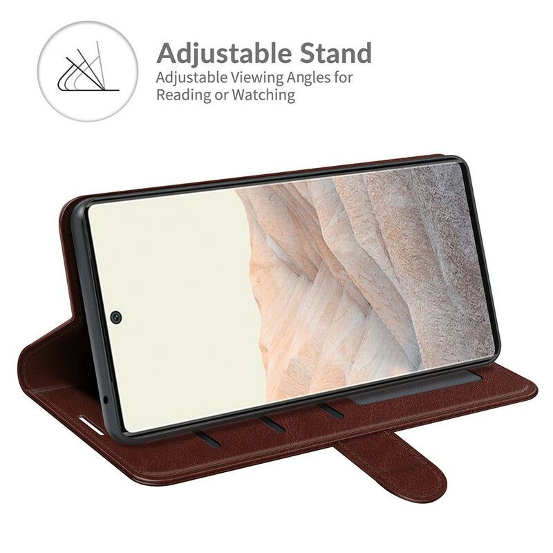 Leren Hoesje Google Pixel 6 Pro Kunstleer Ultra