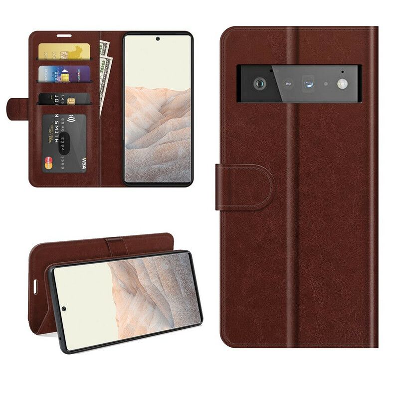 Leren Hoesje Google Pixel 6 Pro Kunstleer Ultra