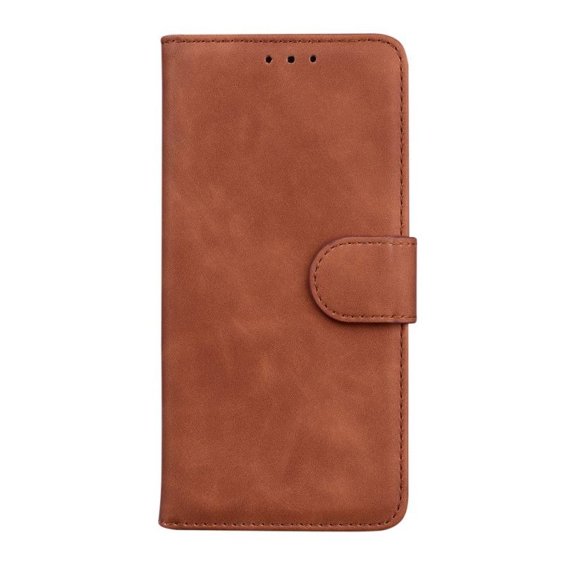 Leren Hoesje Google Pixel 6 Pro Monochroom Leereffect