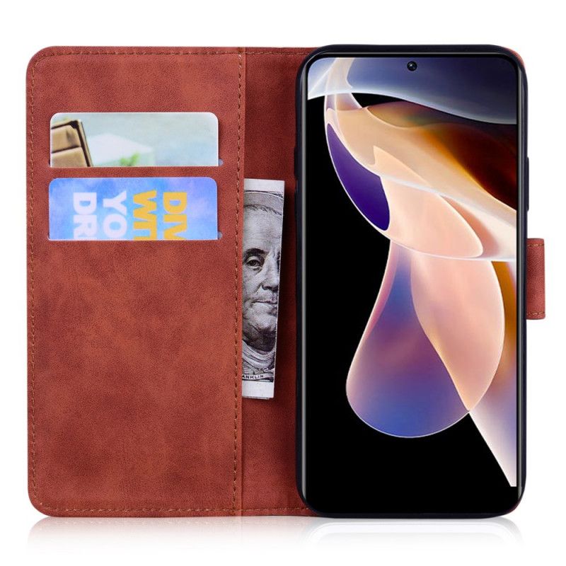 Leren Hoesje Google Pixel 6 Pro Monochroom Leereffect