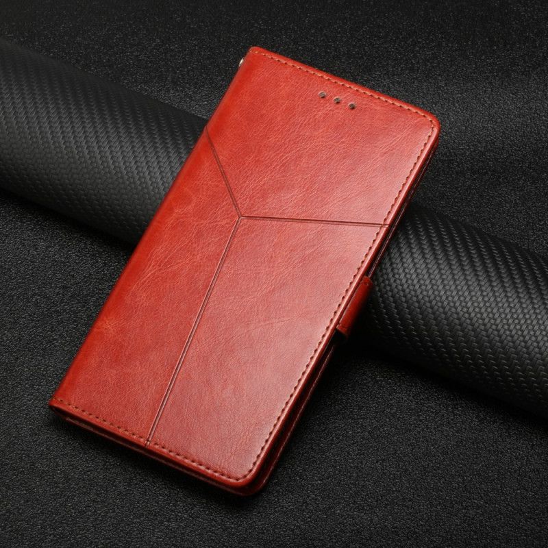 Leren Hoesje Google Pixel 6 Pro Stijl Leer Geo Y-ontwerp