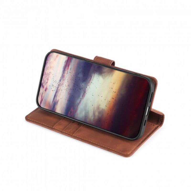 Leren Hoesje Voor Google Pixel 6 Pro Skin-touch Krokodil