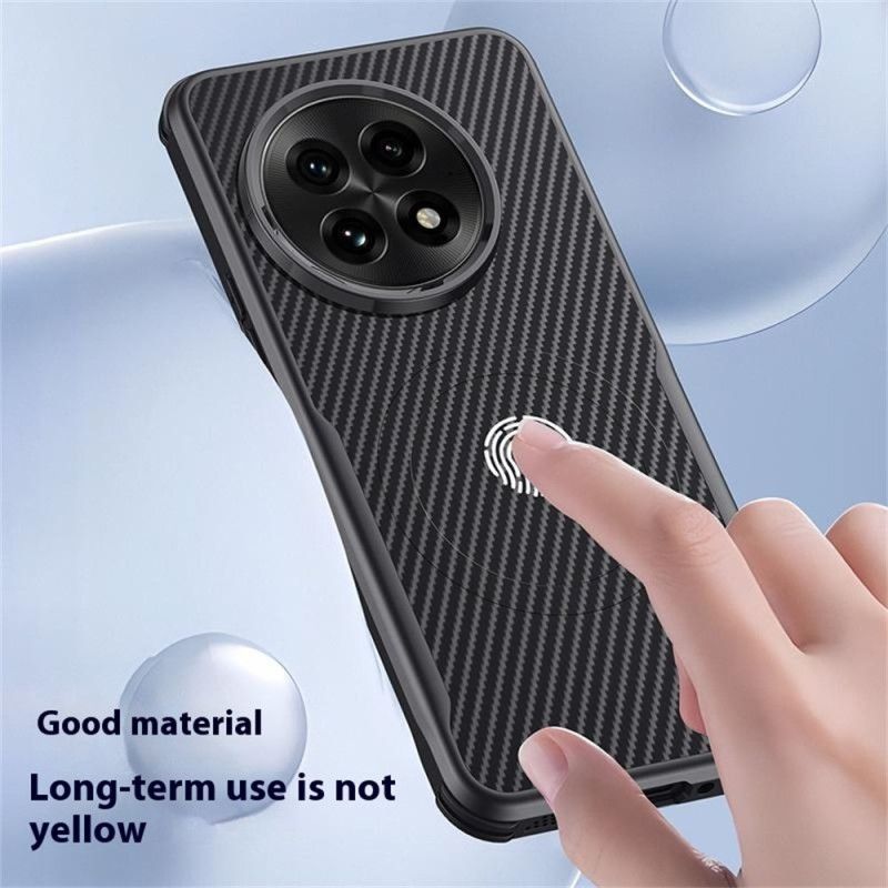 Cover Hoesje Oneplus 13 Telefoonhoesje Koolstofvezel Textuur Magsafe Compatibel