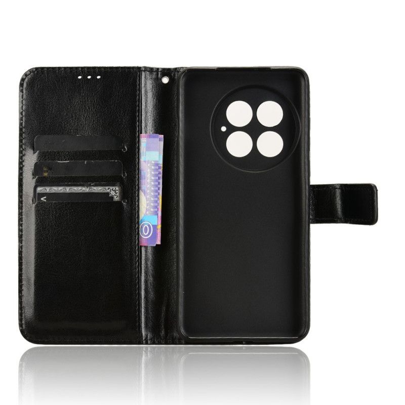 Flip Case Leren Oneplus 13 Opvallend Imitatieleer