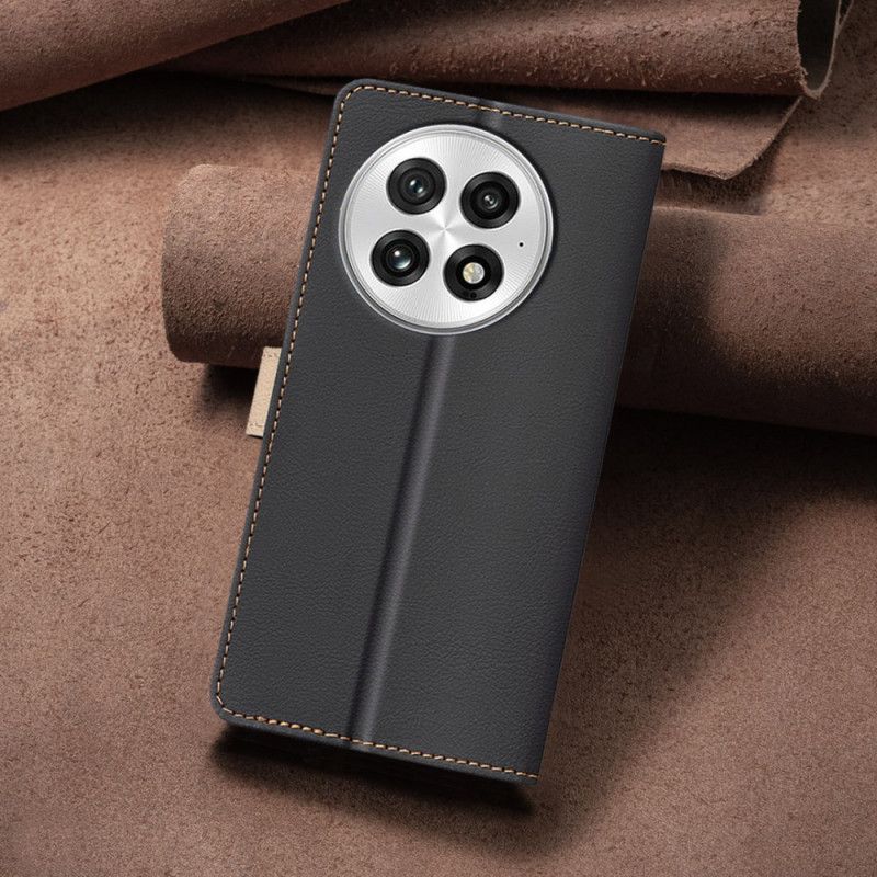 Flip Case Leren Oneplus 13 Tweekleurig Met Rfid-blokkering Binfen Color