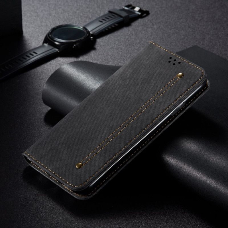 Folio-hoesje Oneplus 13 Denimstof
