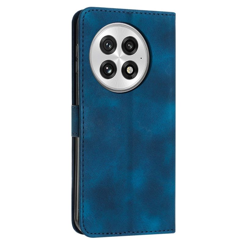 Folio-hoesje Oneplus 13 Telefoonhoesje Strepen Met Suède-effect