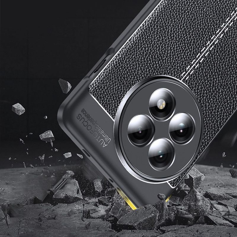 Hoesje Oneplus 13 Flexibele Lychee-textuur Bescherming Hoesje