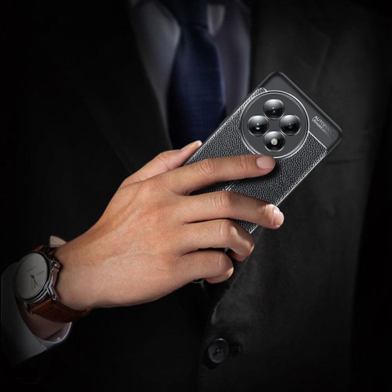 Hoesje Oneplus 13 Flexibele Lychee-textuur Bescherming Hoesje