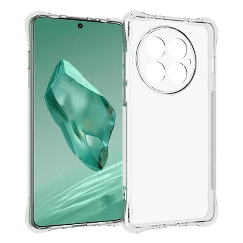 Hoesje Oneplus 13 Verstevigd Transparant Met Schermbeschermer Van Gehard Glas Bescherming Hoesje