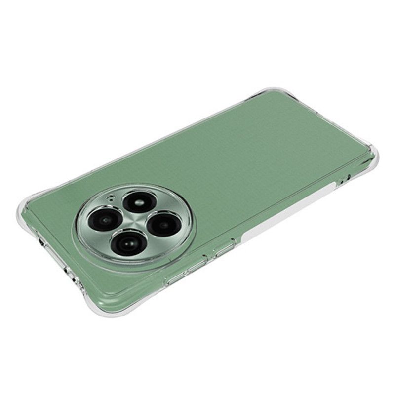 Hoesje Oneplus 13 Verstevigd Transparant Met Schermbeschermer Van Gehard Glas Bescherming Hoesje