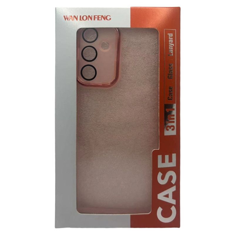 Hoesje Voor Oneplus 13 2-in-1 Getint Transparant Met Schermbeschermer Van Gehard Glas