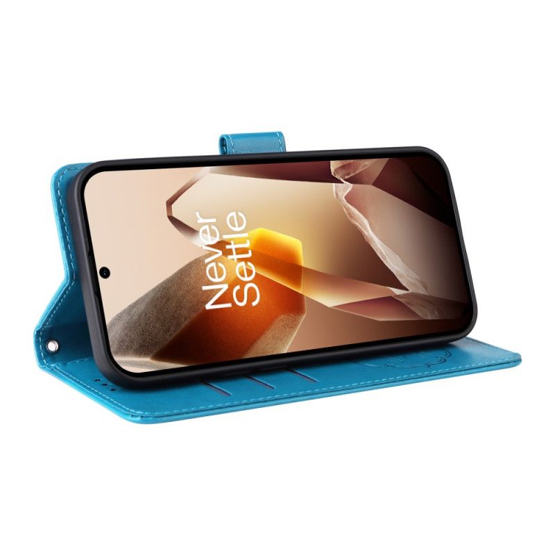 Leren Hoesje Oneplus 13 Bloemen