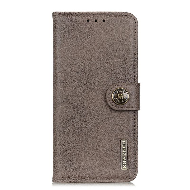 Leren Hoesje Oneplus 13 Khazneh Vintage Leer Bescherming Hoesje