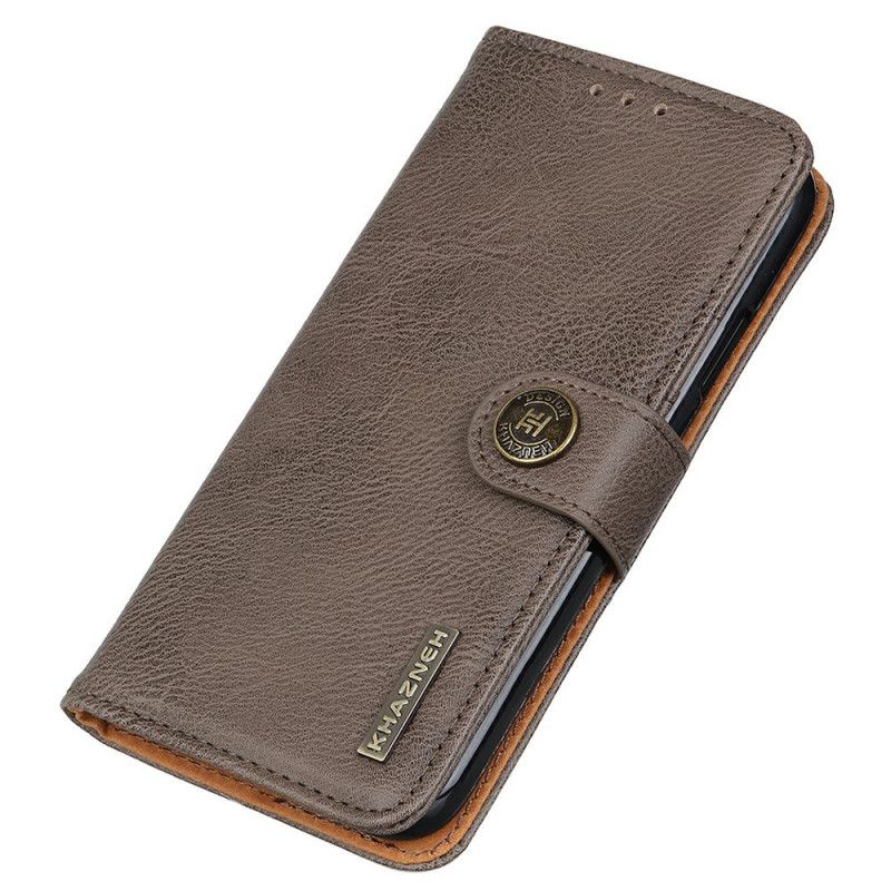 Leren Hoesje Oneplus 13 Khazneh Vintage Leer Bescherming Hoesje