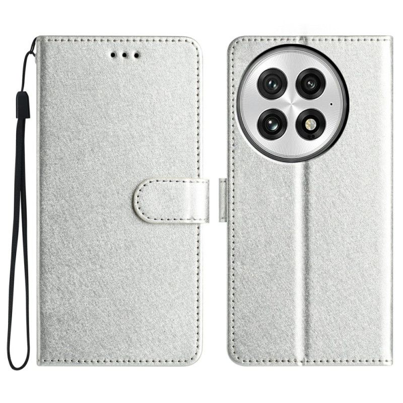 Leren Hoesje Voor Oneplus 13 Zijdetextuur