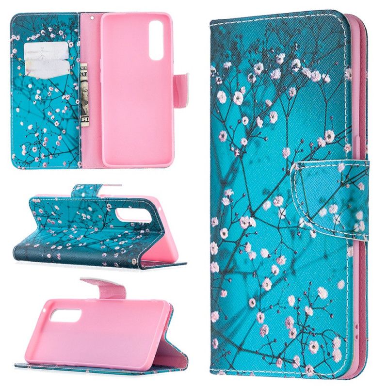 Bescherming Hoesje Oppo Find X2 Neo Telefoonhoesje Bloeiende Boom