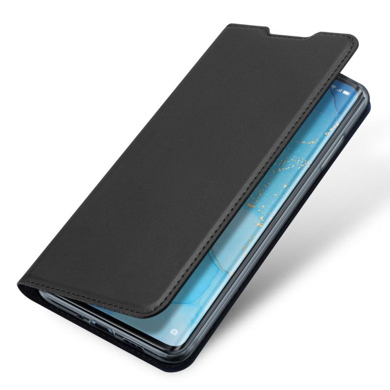 Folio-hoesje voor Oppo Find X2 Neo Donkerblauw Pro Dux Ducis Huid