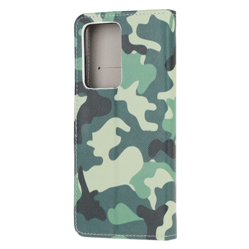 Bescherming Hoesje Samsung Galaxy Note 20 Ultra Telefoonhoesje Militaire Camouflage