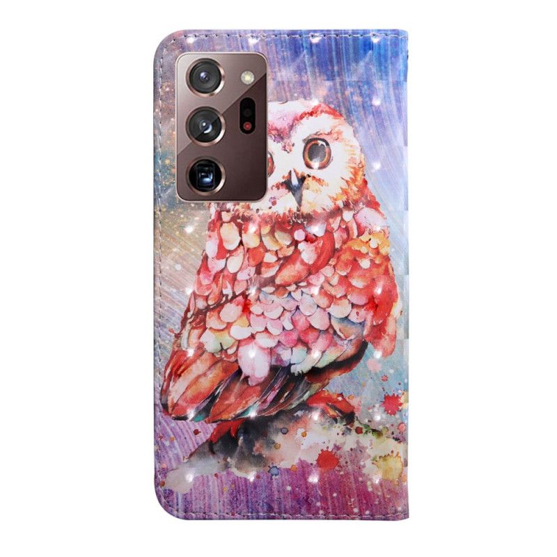 Bescherming Hoesje Samsung Galaxy Note 20 Ultra Telefoonhoesje Uil De Schilder