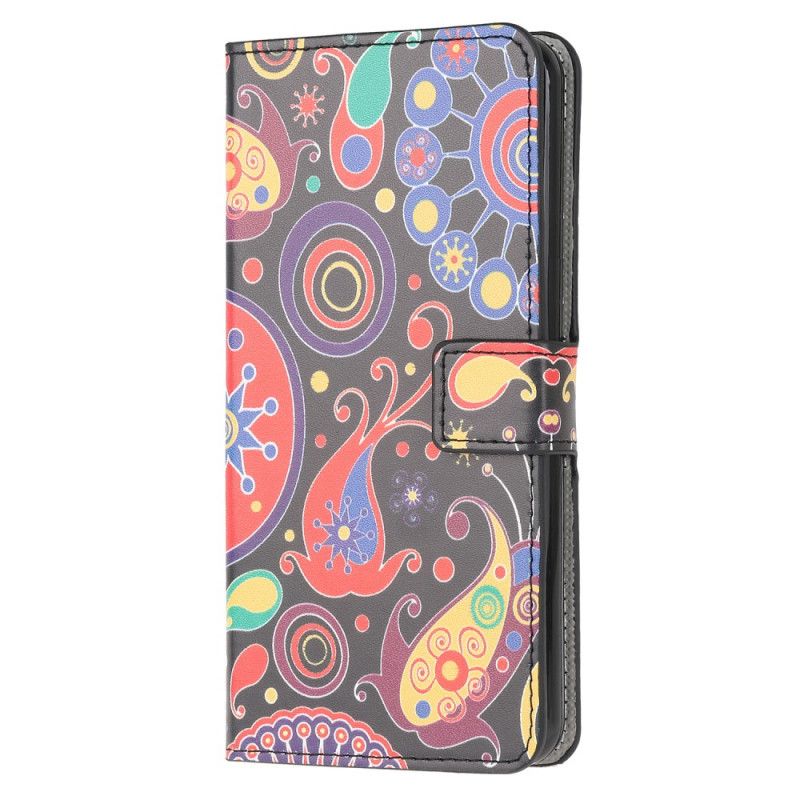 Flip Case Leren Samsung Galaxy Note 20 Ultra Melkwegontwerpen