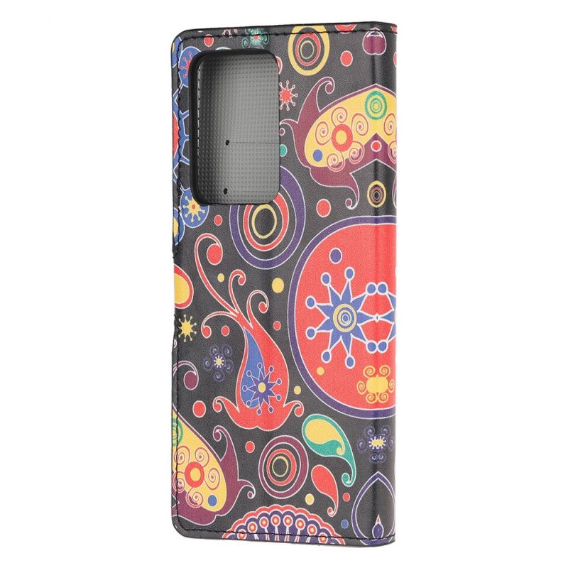 Flip Case Leren Samsung Galaxy Note 20 Ultra Melkwegontwerpen