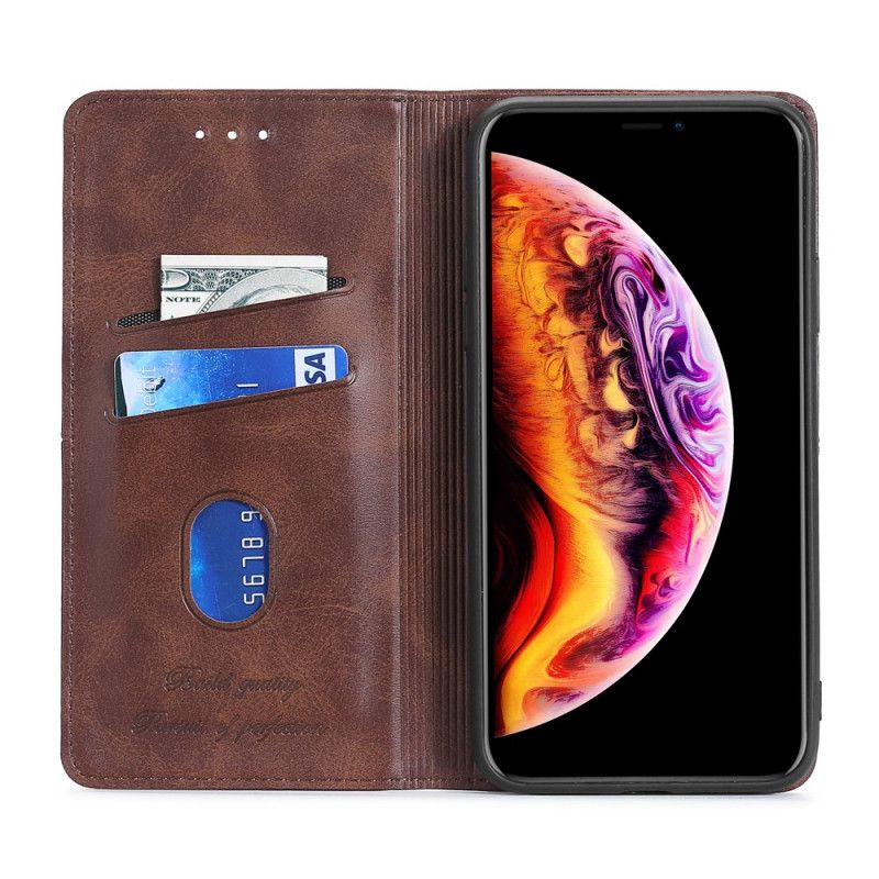 Folio-hoesje Samsung Galaxy Note 20 Ultra Rood Zwart Couture Leerstijl