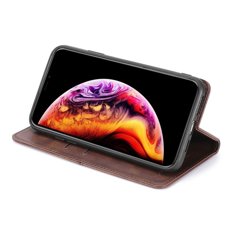 Folio-hoesje Samsung Galaxy Note 20 Ultra Rood Zwart Couture Leerstijl