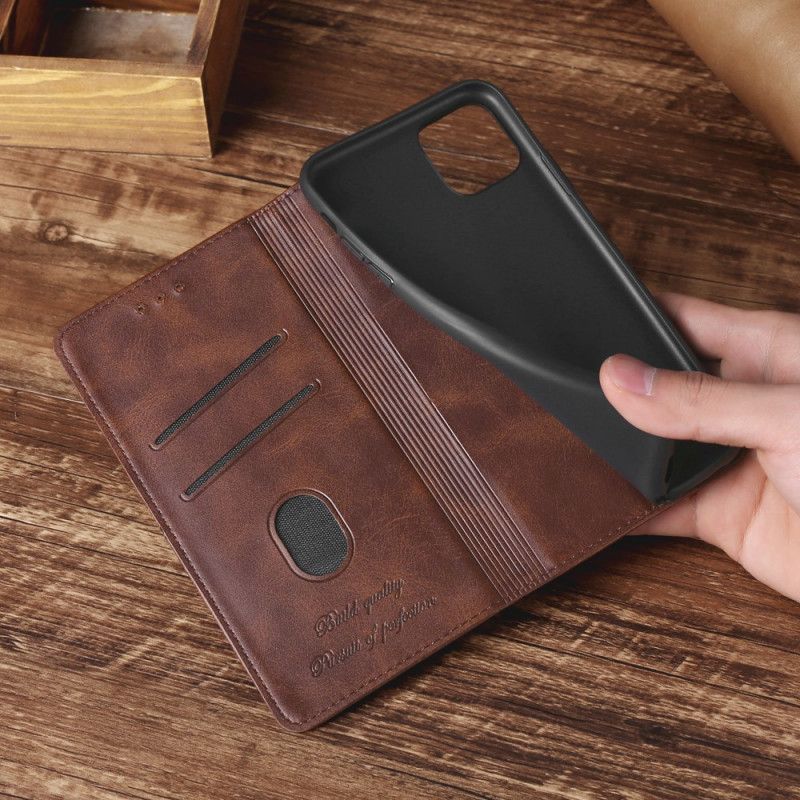 Folio-hoesje Samsung Galaxy Note 20 Ultra Rood Zwart Couture Leerstijl