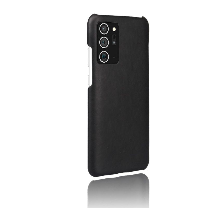 Hoesje Samsung Galaxy Note 20 Ultra Grijs Zwart Ksq Leereffect
